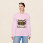 Crewneck Sweatshirt — "The Next Play Can Wait" Scoreboard Design
