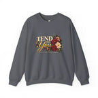 Tend to You Floral Self-Care Crewneck Sweatshirt