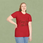 T-Shirt — 'Carry Less. Make Room' Minimalist Relaxed Tee