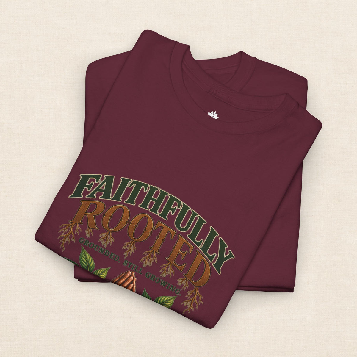 Faithfully Rooted | Christian Faith Graphic T-Shirt