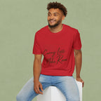 T-Shirt — 'Carry Less. Make Room' Minimalist Relaxed Tee