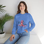More Than A Ribbon. Space for the Fight. | Breast Cancer Awareness Crewneck Sweatshirt