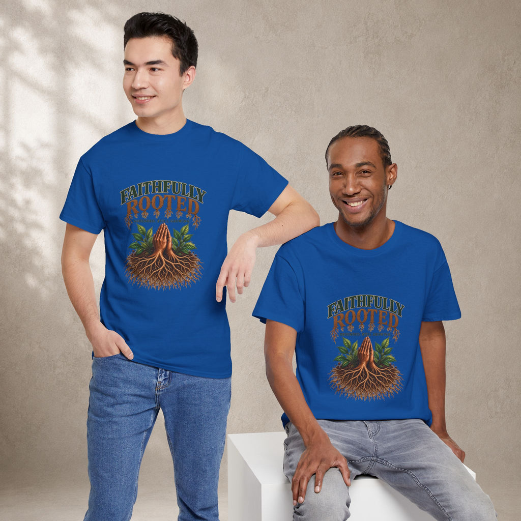 Faithfully Rooted | Christian Faith Graphic T-Shirt