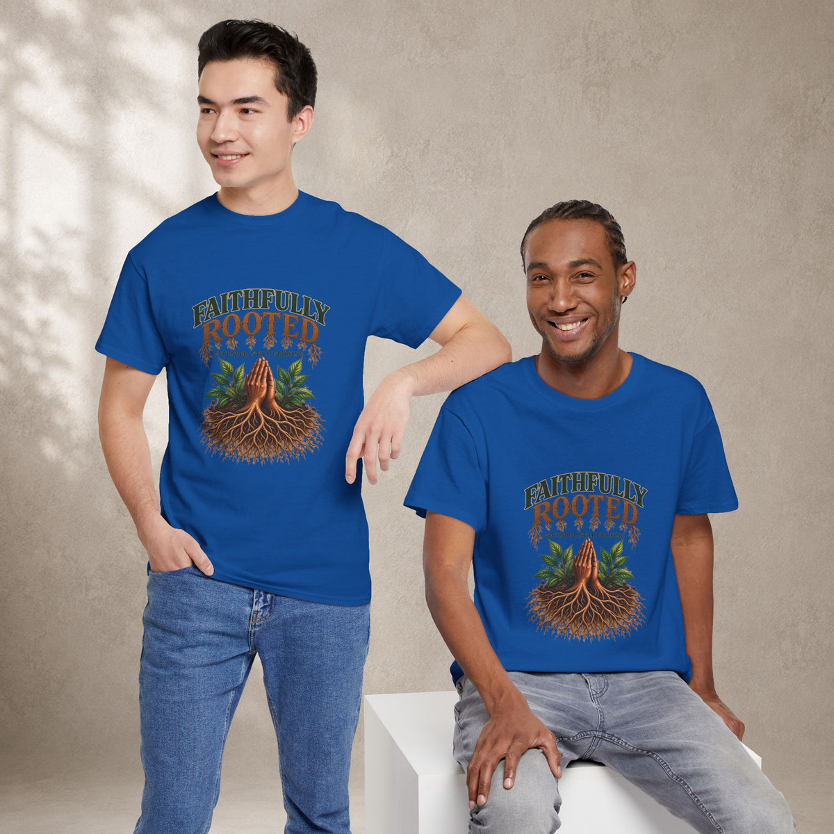 Faithfully Rooted | Christian Faith Graphic T-Shirt