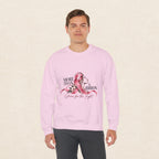 More Than A Ribbon. Space for the Fight. | Breast Cancer Awareness Crewneck Sweatshirt