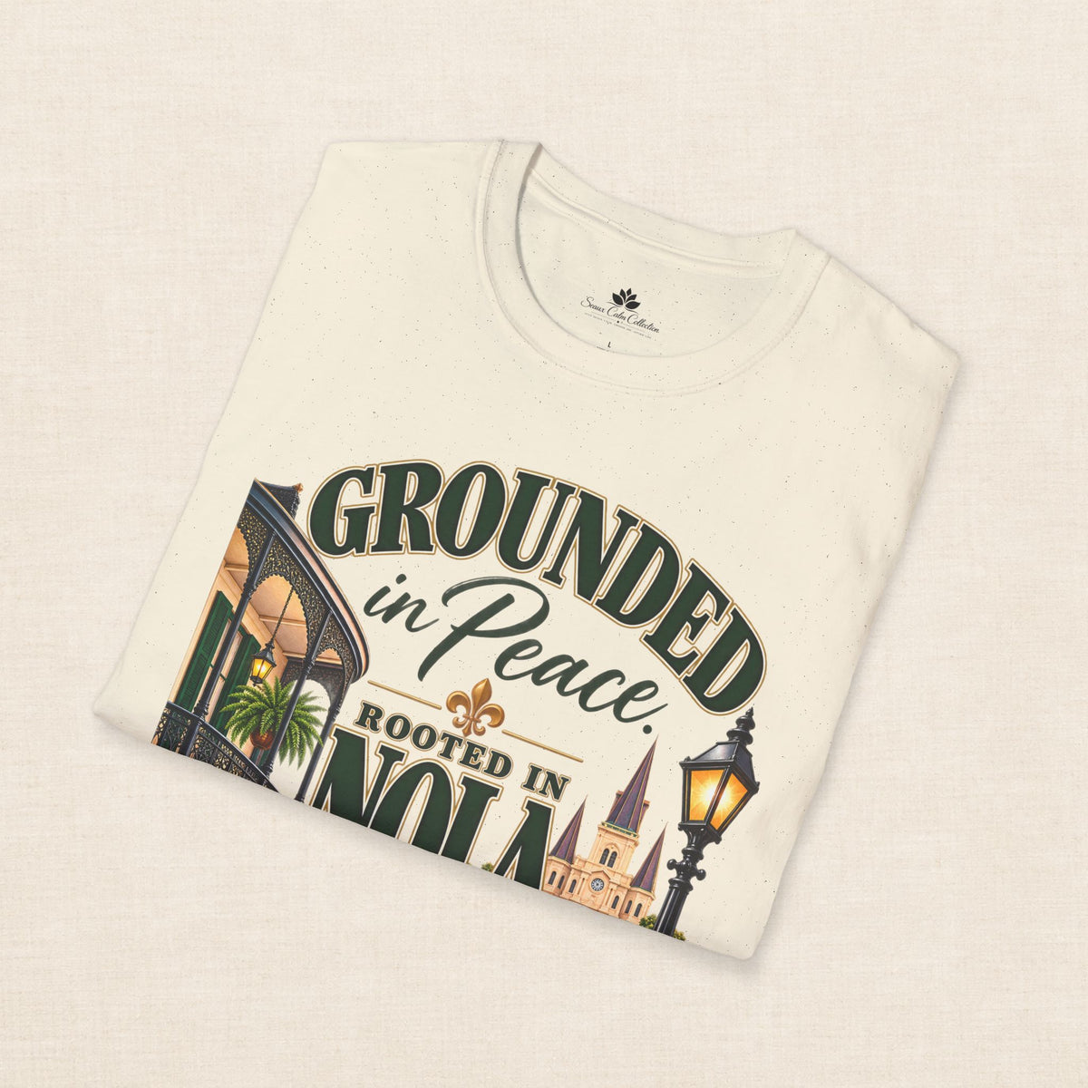 Grounded in Peace Rooted in NOLA T-Shirt