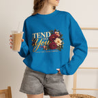 Tend to You Floral Self-Care Crewneck Sweatshirt