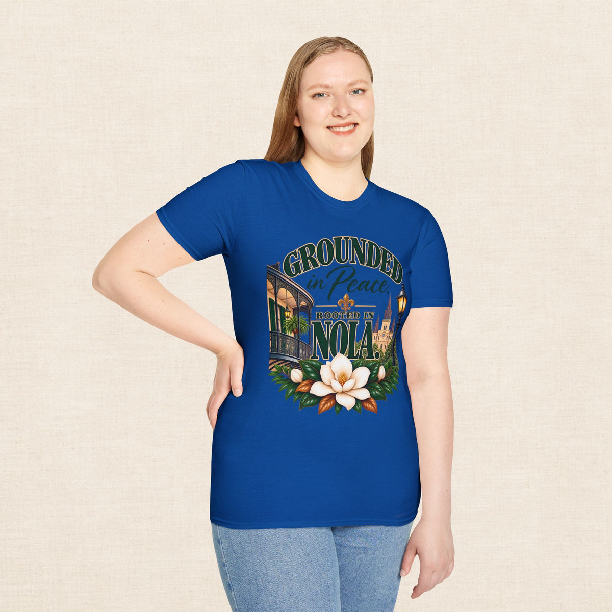Grounded in Peace Rooted in NOLA T-Shirt