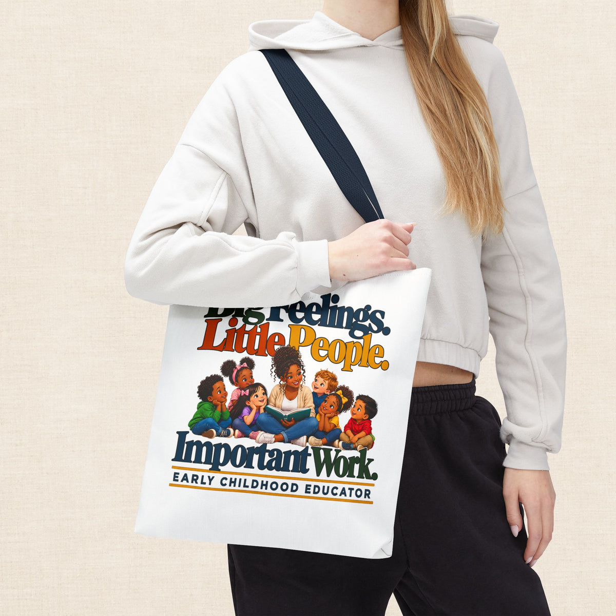 Signature Tote Bag - White