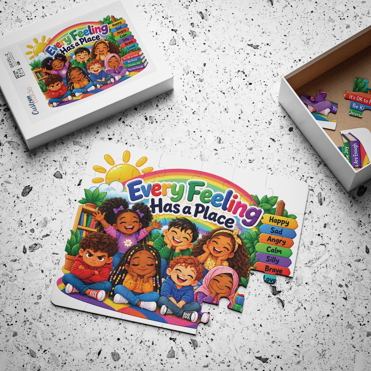Every Feeling Has a Place Kids' Puzzle — 30-Piece Emotions Learning Puzzle