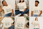 T-Shirt — 'Carry Less. Make Room' Minimalist Relaxed Tee