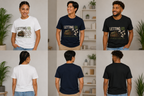 Letting Go T-Shirt — 'Letting Go' Inspirational Graphic Tee with Leopard & Bag Design