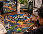 The Comeback Sports Puzzle — Motivational Stadium Jigsaw | 120 or 252 Pieces