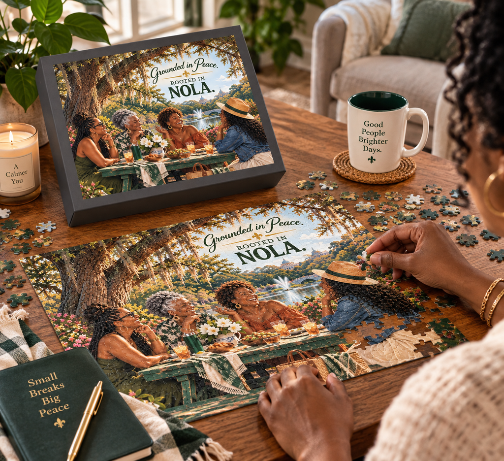 Grounded in Peace. Rooted in NOLA. — New Orleans Jigsaw Puzzle (120/252/500 pcs)