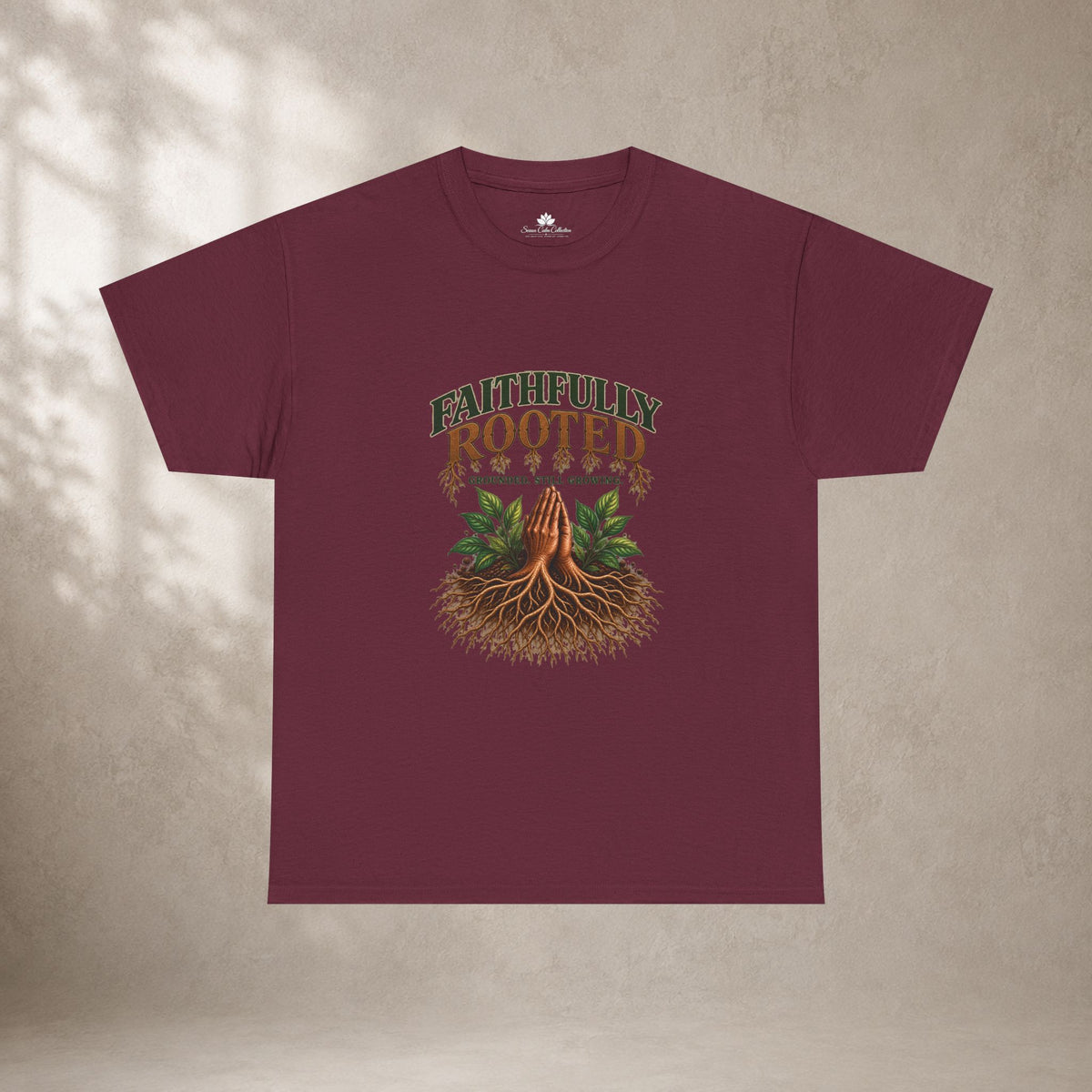 Faithfully Rooted | Christian Faith Graphic T-Shirt