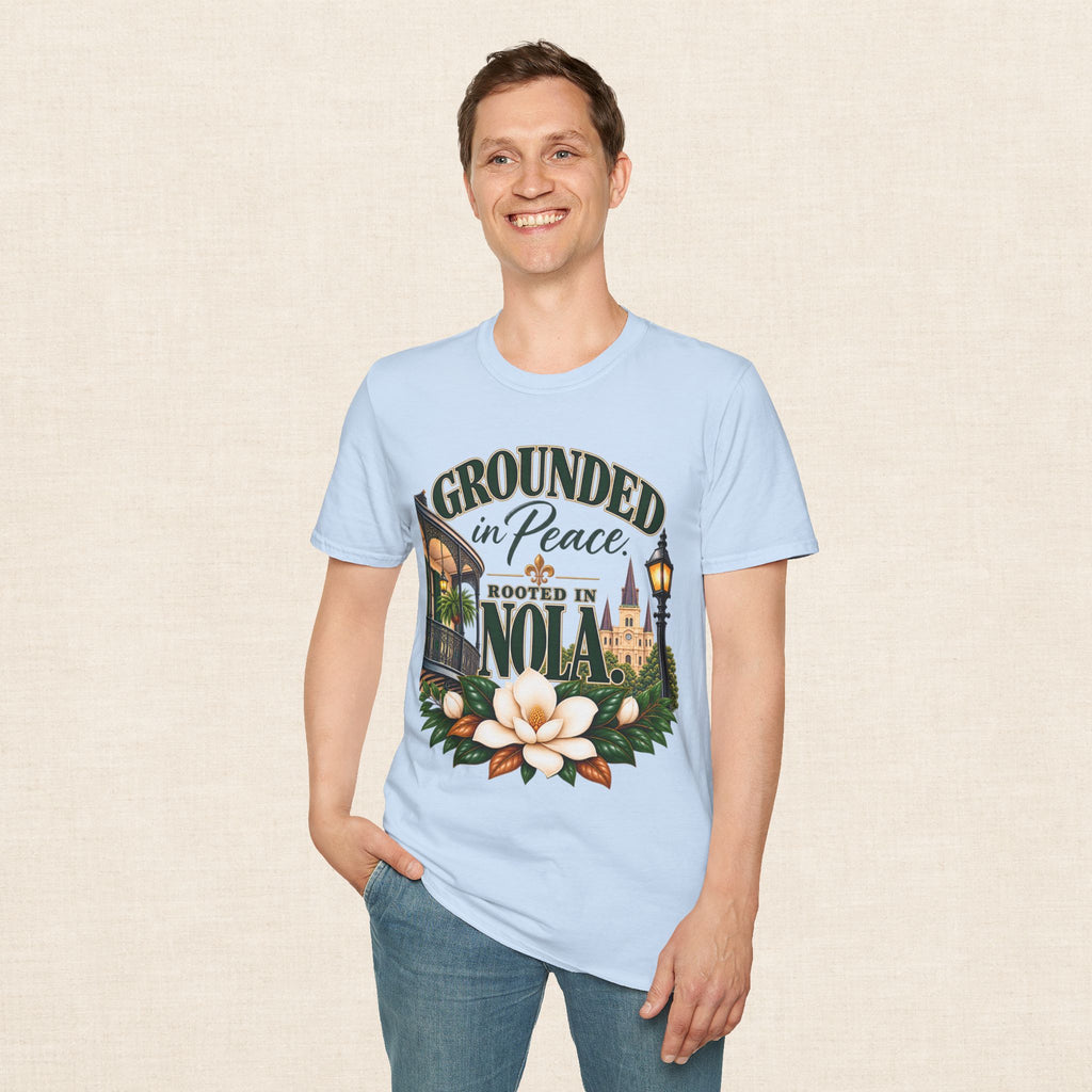 Grounded in Peace Rooted in NOLA T-Shirt