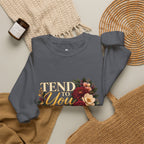 Tend to You Floral Self-Care Crewneck Sweatshirt