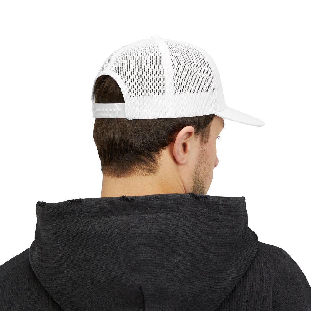Pause Timer Snapback Trucker Cap — "00:00 PAUSE" Graphic Hat
