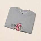 More Than A Ribbon. Space for the Fight. | Breast Cancer Awareness Crewneck Sweatshirt