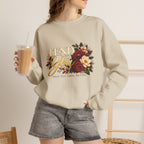Tend to You Floral Self-Care Crewneck Sweatshirt
