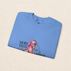 More Than A Ribbon. Space for the Fight. | Breast Cancer Awareness Crewneck Sweatshirt