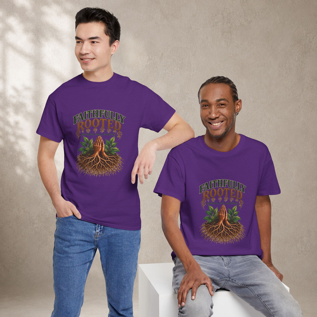 Faithfully Rooted | Christian Faith Graphic T-Shirt