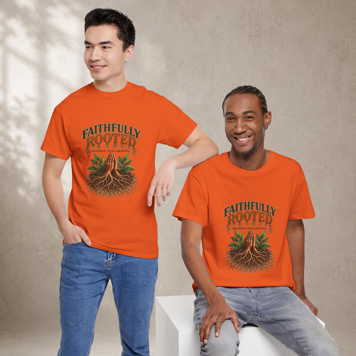 Faithfully Rooted | Christian Faith Graphic T-Shirt