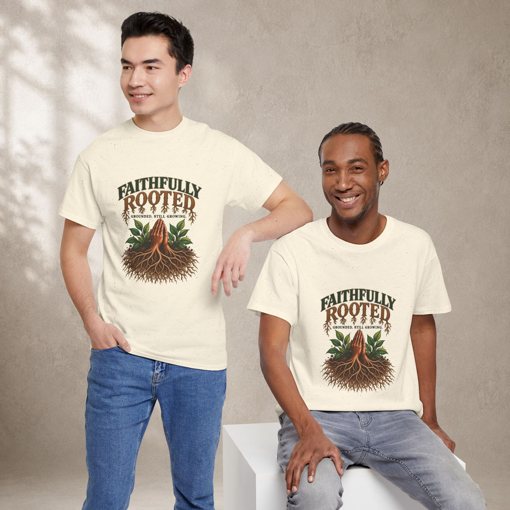 Faithfully Rooted | Christian Faith Graphic T-Shirt