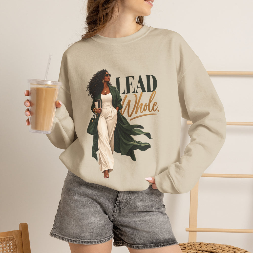 Lead Whole | Women's Empowerment Crewneck Sweatshirt