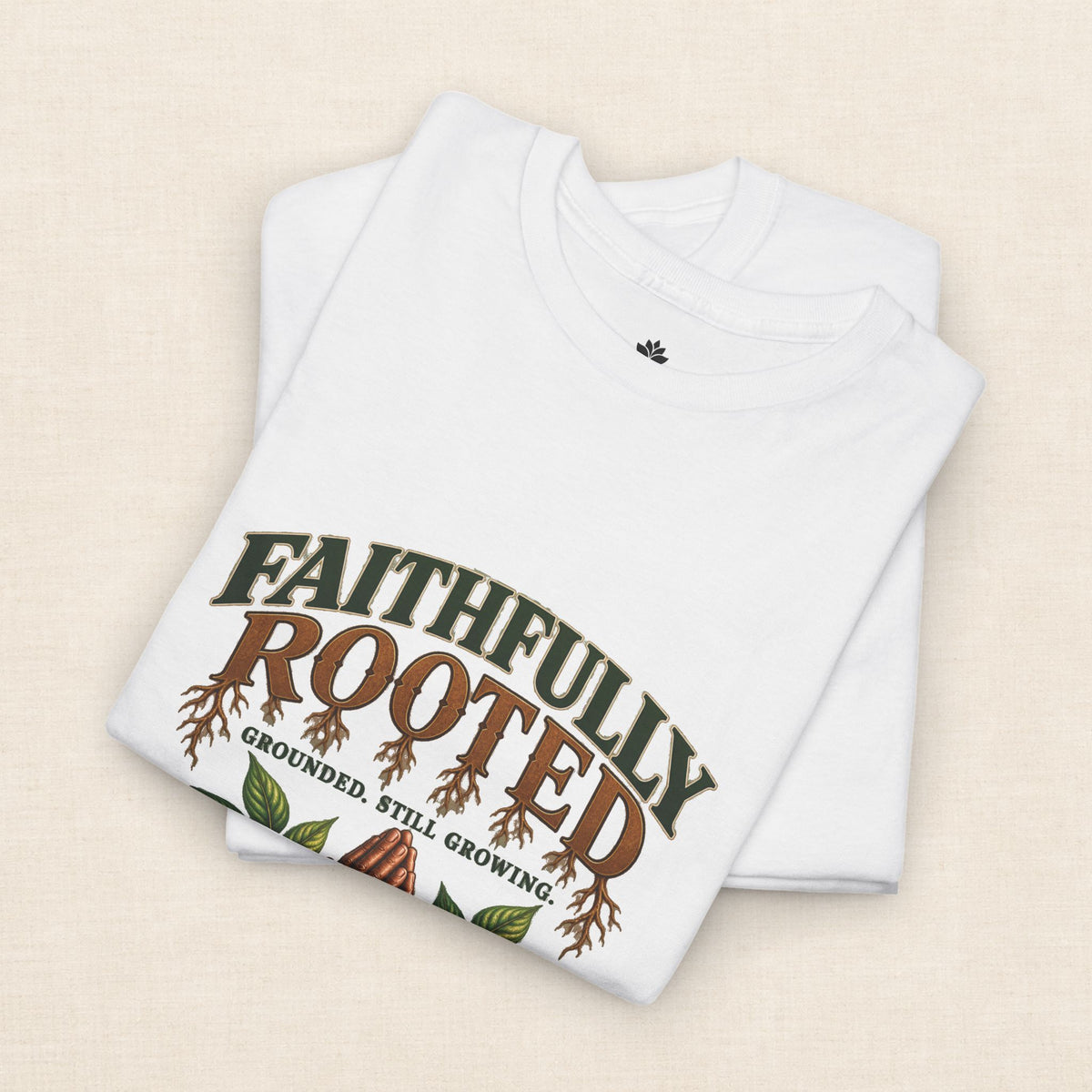 Faithfully Rooted | Christian Faith Graphic T-Shirt