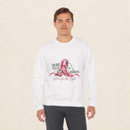 More Than A Ribbon. Space for the Fight. | Breast Cancer Awareness Crewneck Sweatshirt