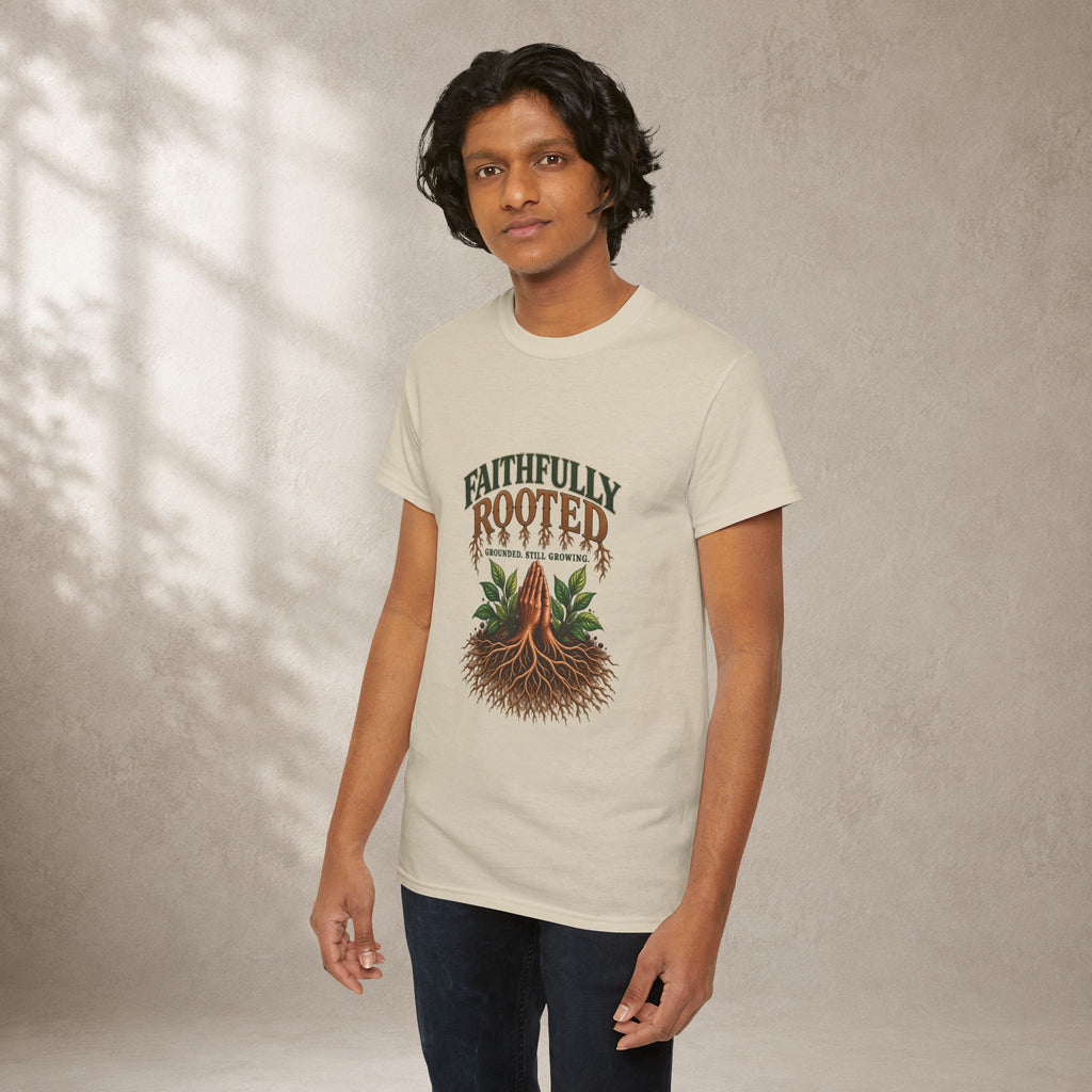 Faithfully Rooted | Christian Faith Graphic T-Shirt