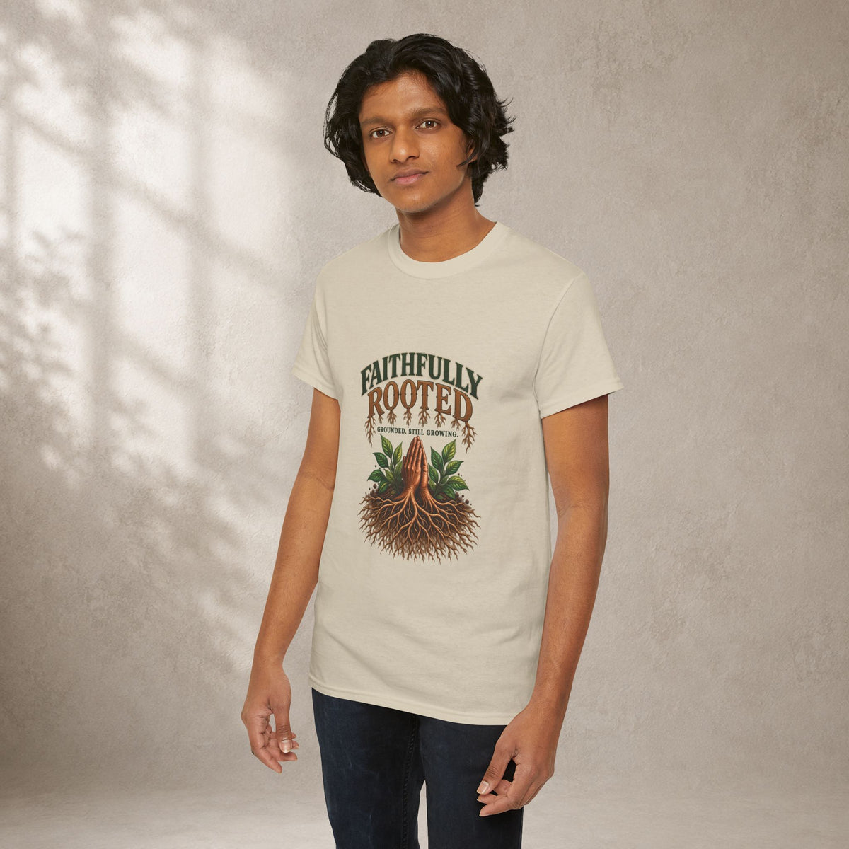 Faithfully Rooted | Christian Faith Graphic T-Shirt