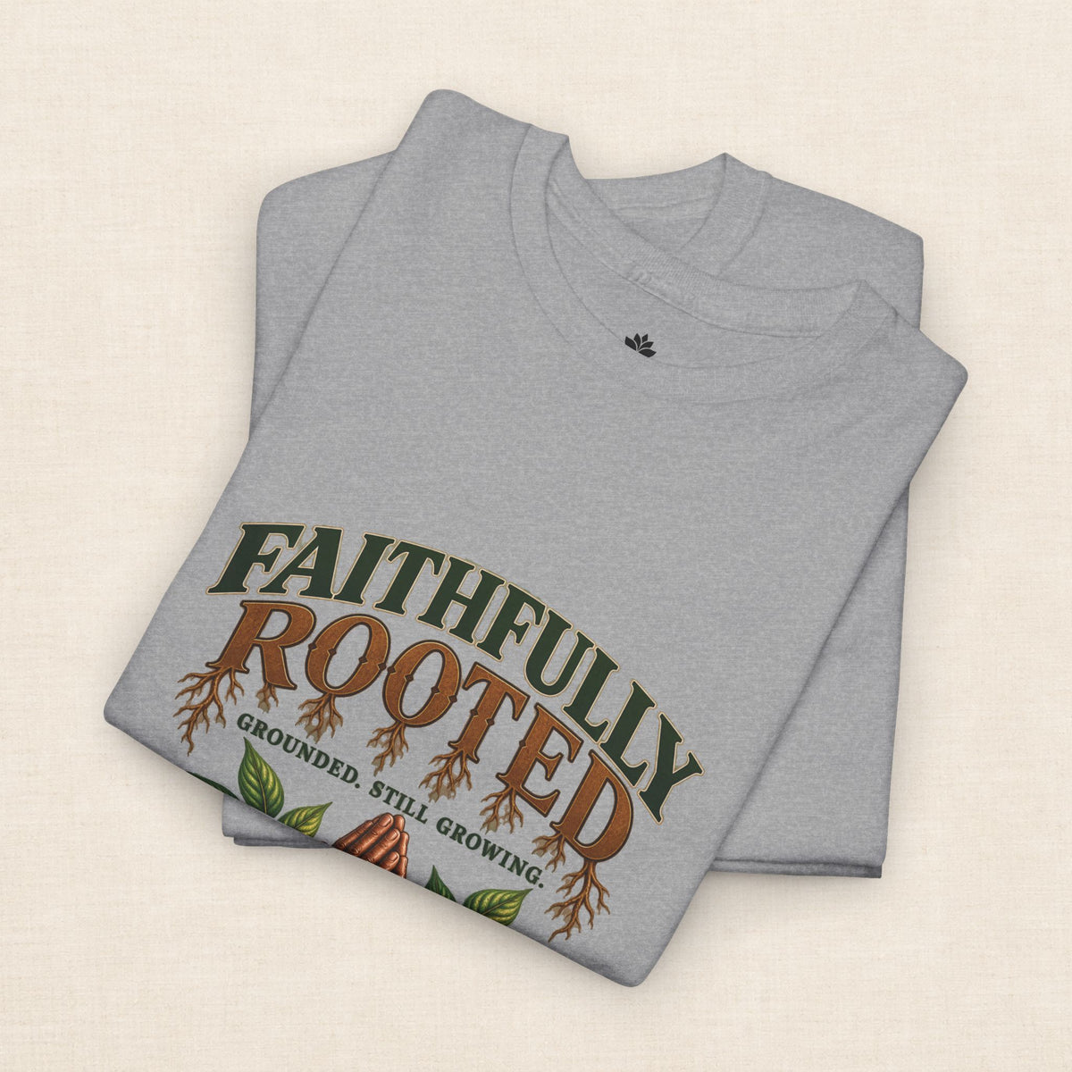 Faithfully Rooted | Christian Faith Graphic T-Shirt
