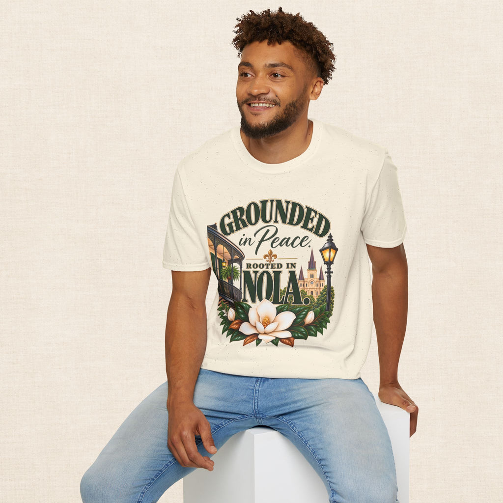 Grounded in Peace Rooted in NOLA T-Shirt