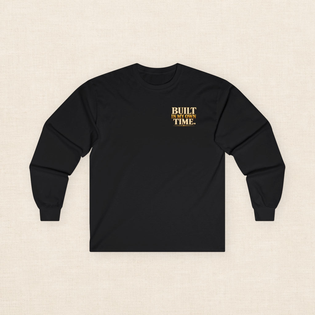 Built in My Own Time Vintage Clock Long Sleeve Tee
