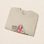 More Than A Ribbon. Space for the Fight. | Breast Cancer Awareness Crewneck Sweatshirt