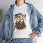 Faithfully Rooted | Christian Faith Graphic T-Shirt