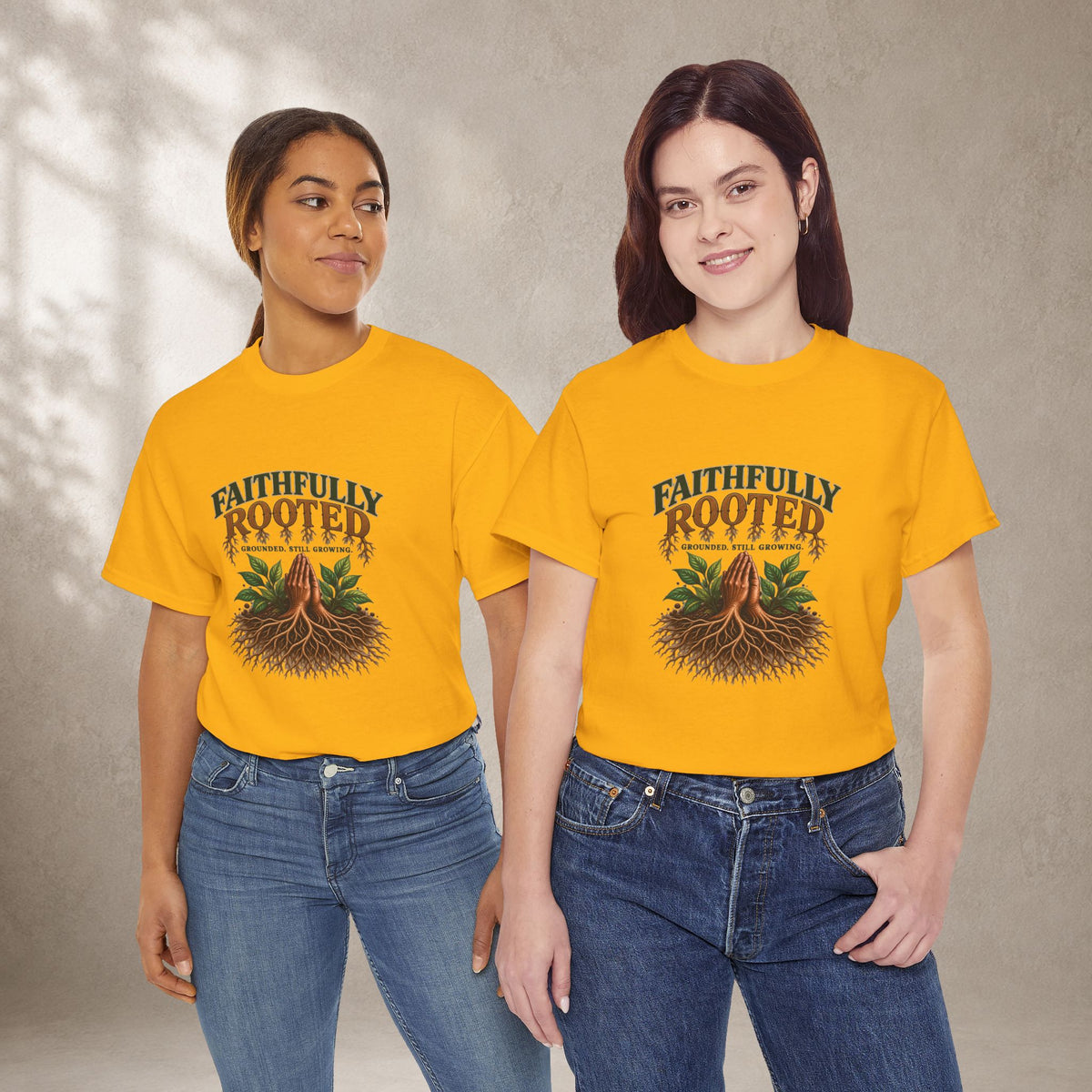 Faithfully Rooted | Christian Faith Graphic T-Shirt
