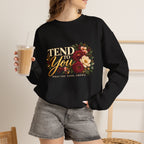 Tend to You Floral Self-Care Crewneck Sweatshirt