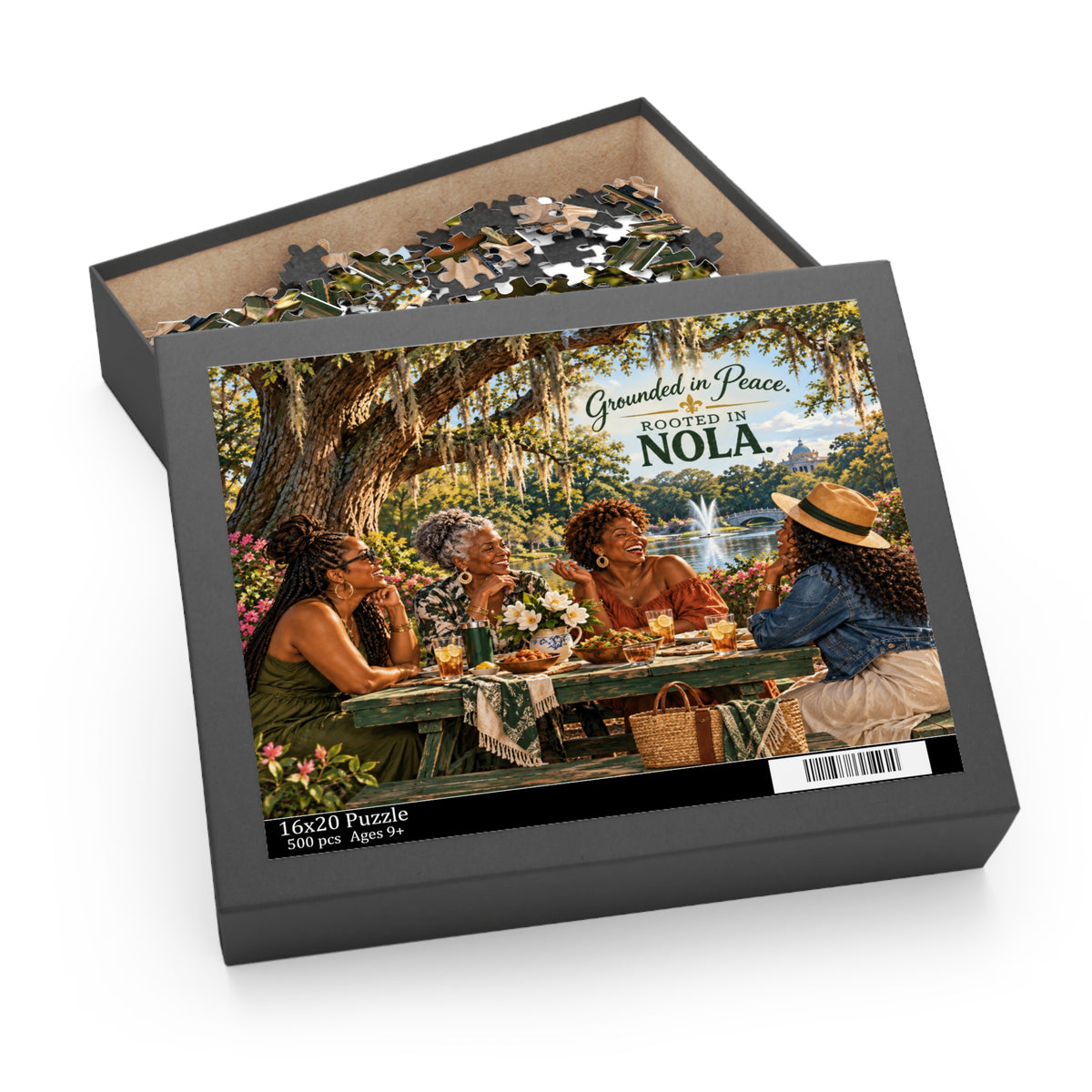 Grounded in Peace. Rooted in NOLA. — New Orleans Jigsaw Puzzle (120/252/500 pcs)