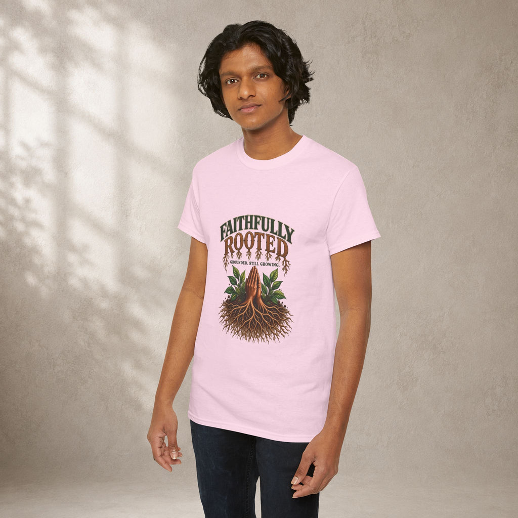 Faithfully Rooted | Christian Faith Graphic T-Shirt