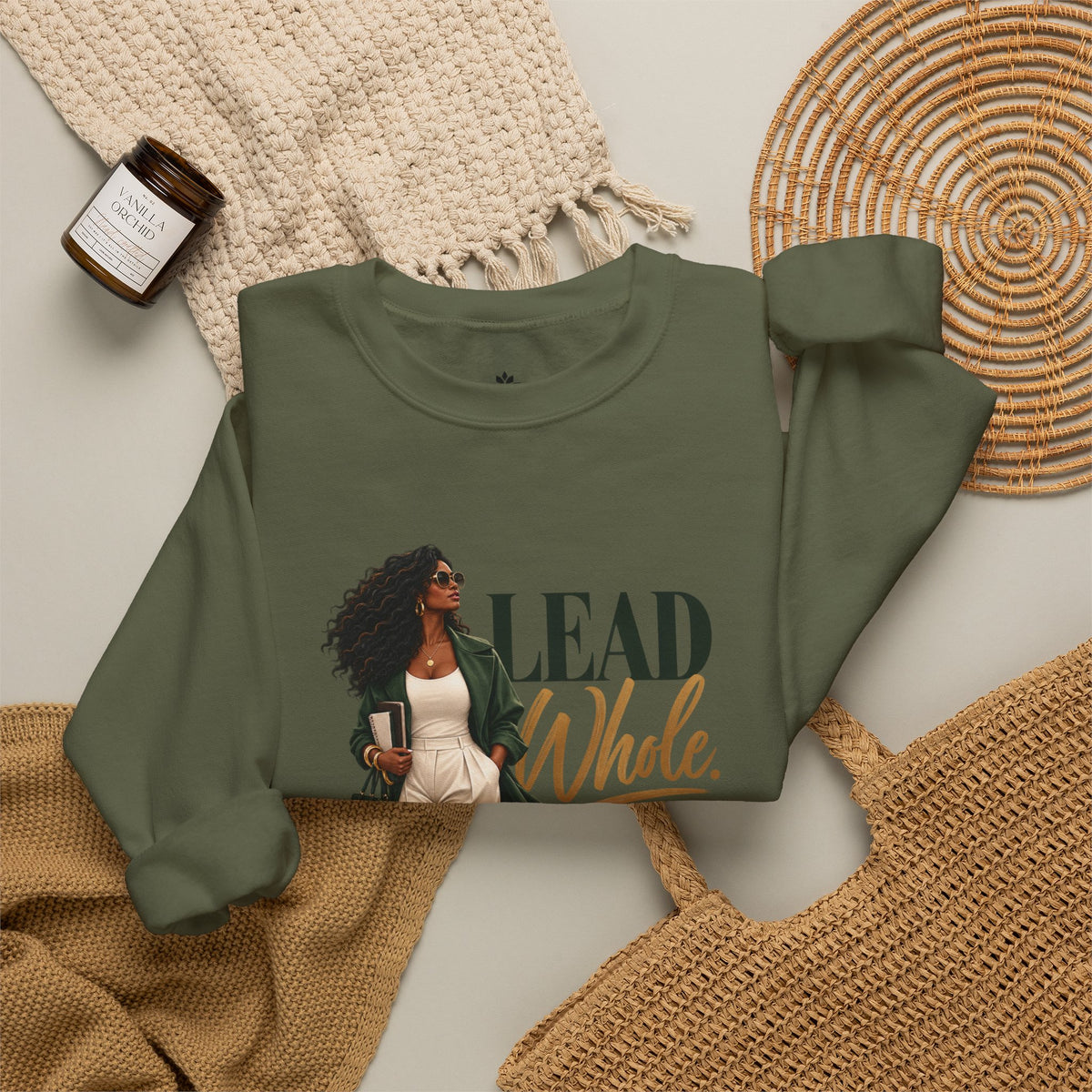 Lead Whole | Women's Empowerment Crewneck Sweatshirt
