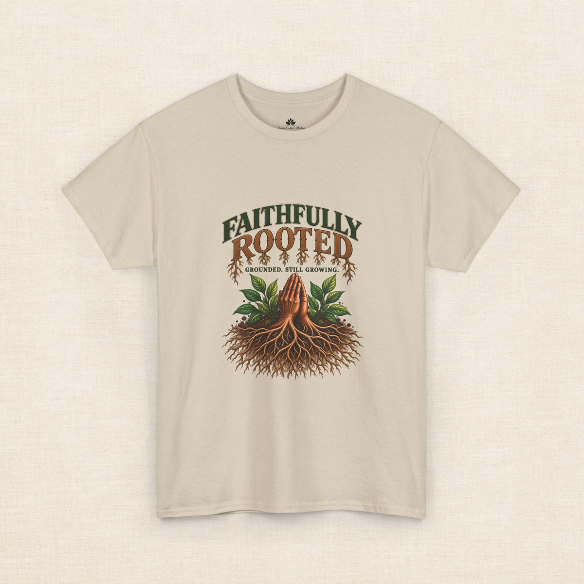 Faithfully Rooted | Christian Faith Graphic T-Shirt