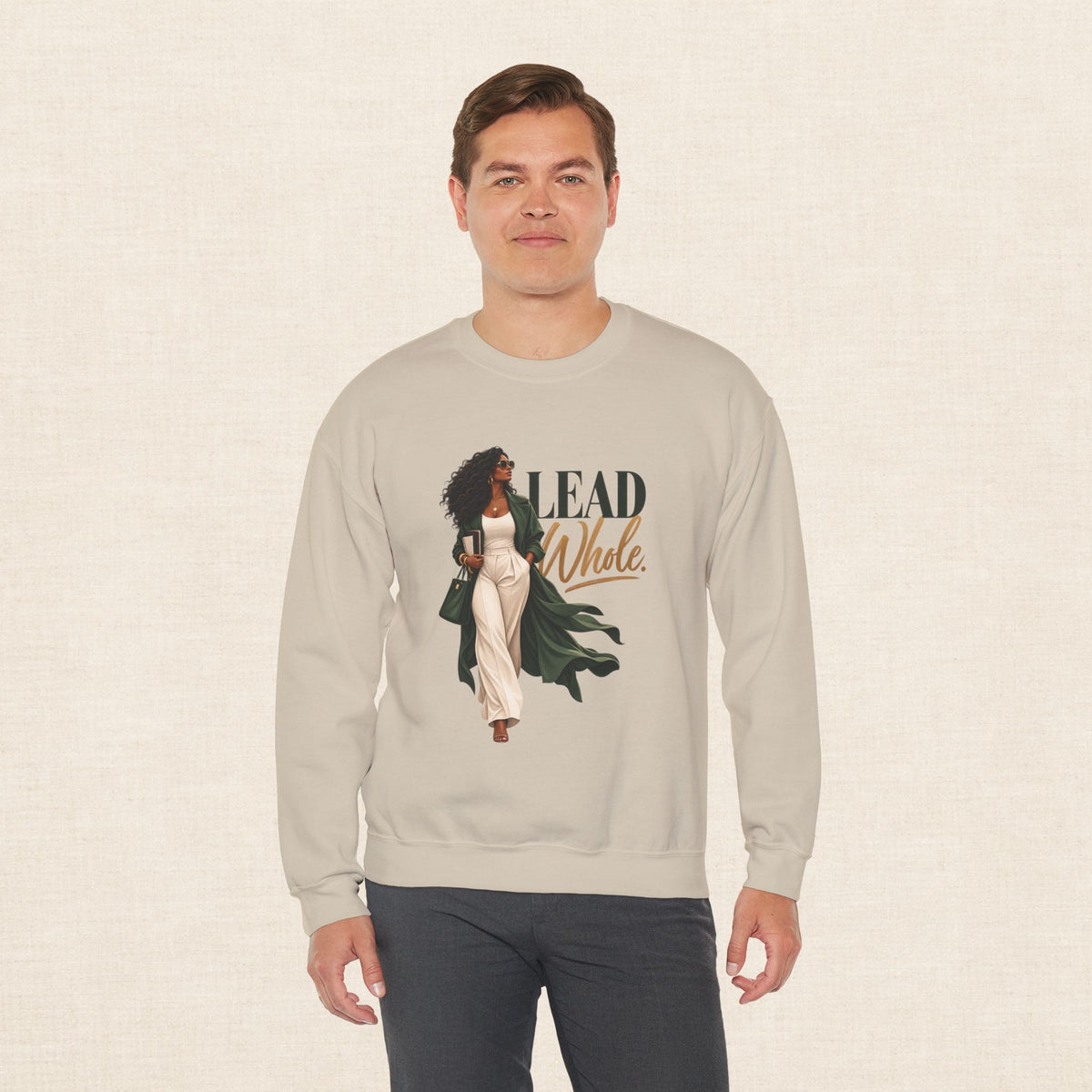 Lead Whole | Women's Empowerment Crewneck Sweatshirt