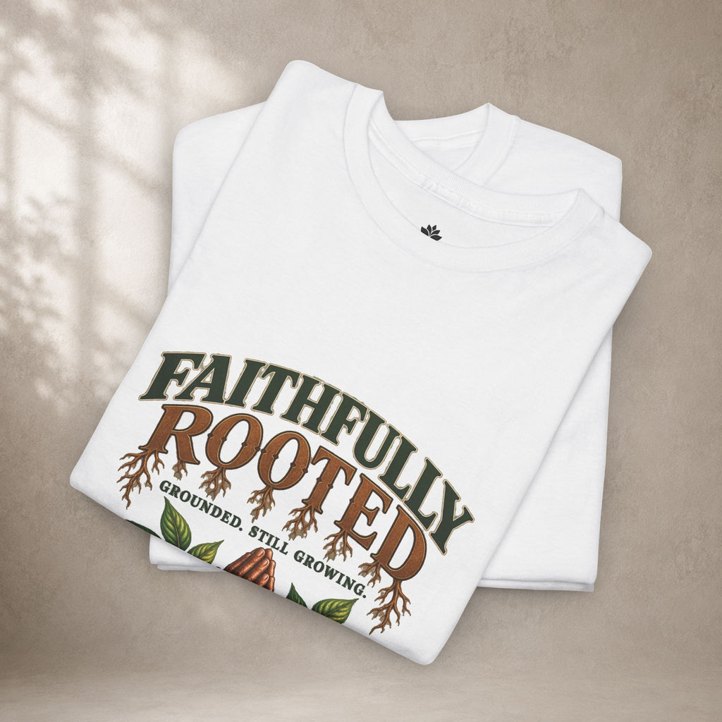 Faithfully Rooted | Christian Faith Graphic T-Shirt