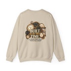 Built in My Own Time Vintage Clock Sweatshirt