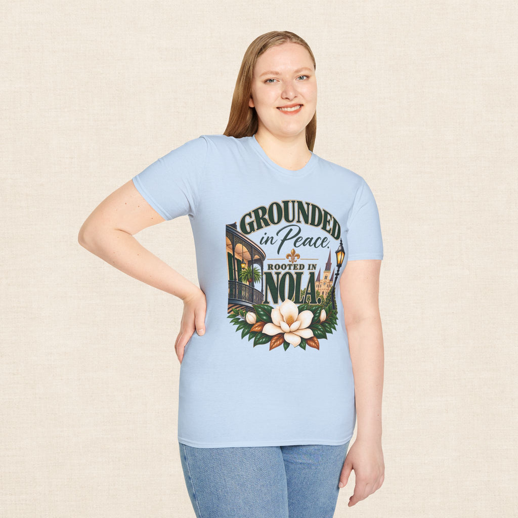 Grounded in Peace Rooted in NOLA T-Shirt