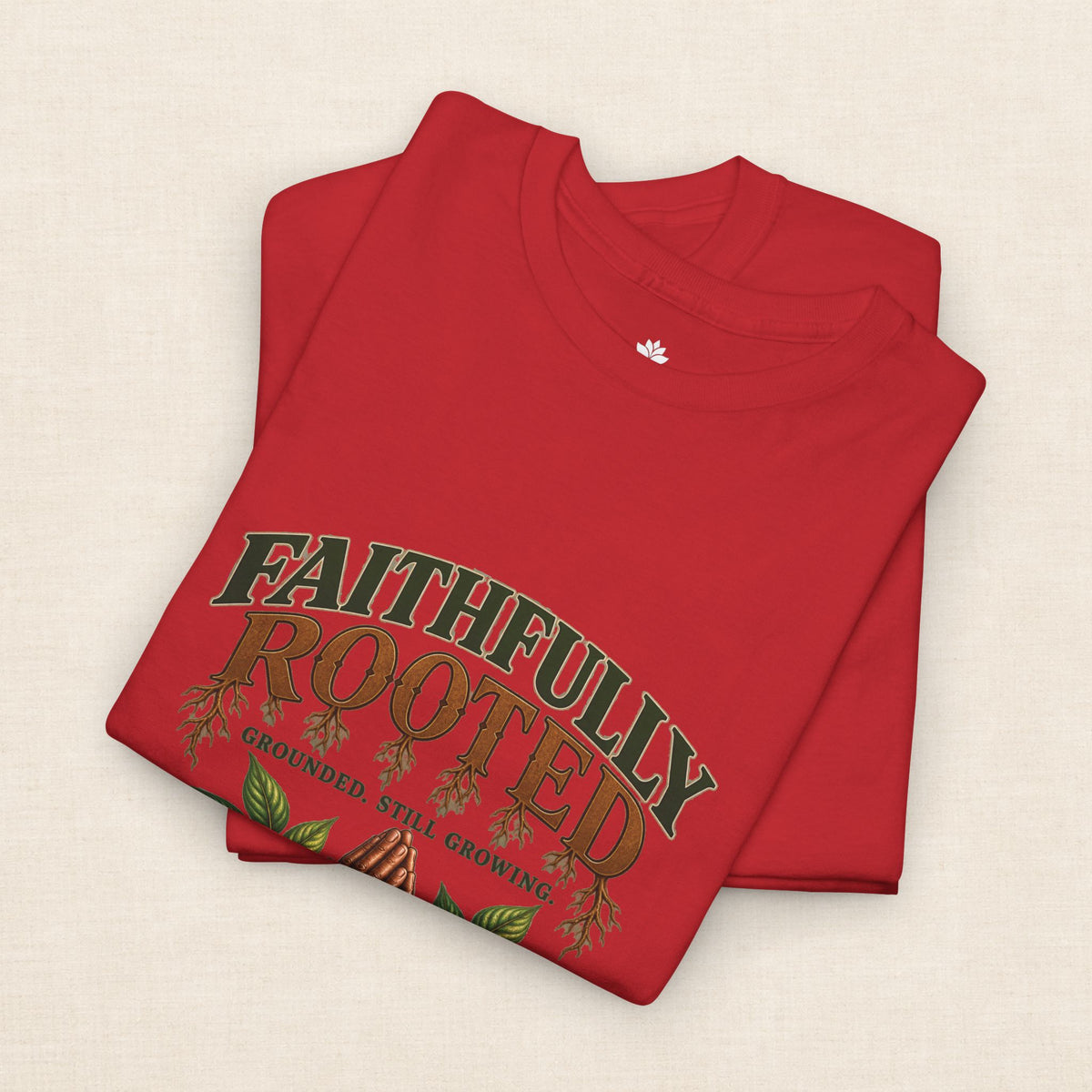 Faithfully Rooted | Christian Faith Graphic T-Shirt