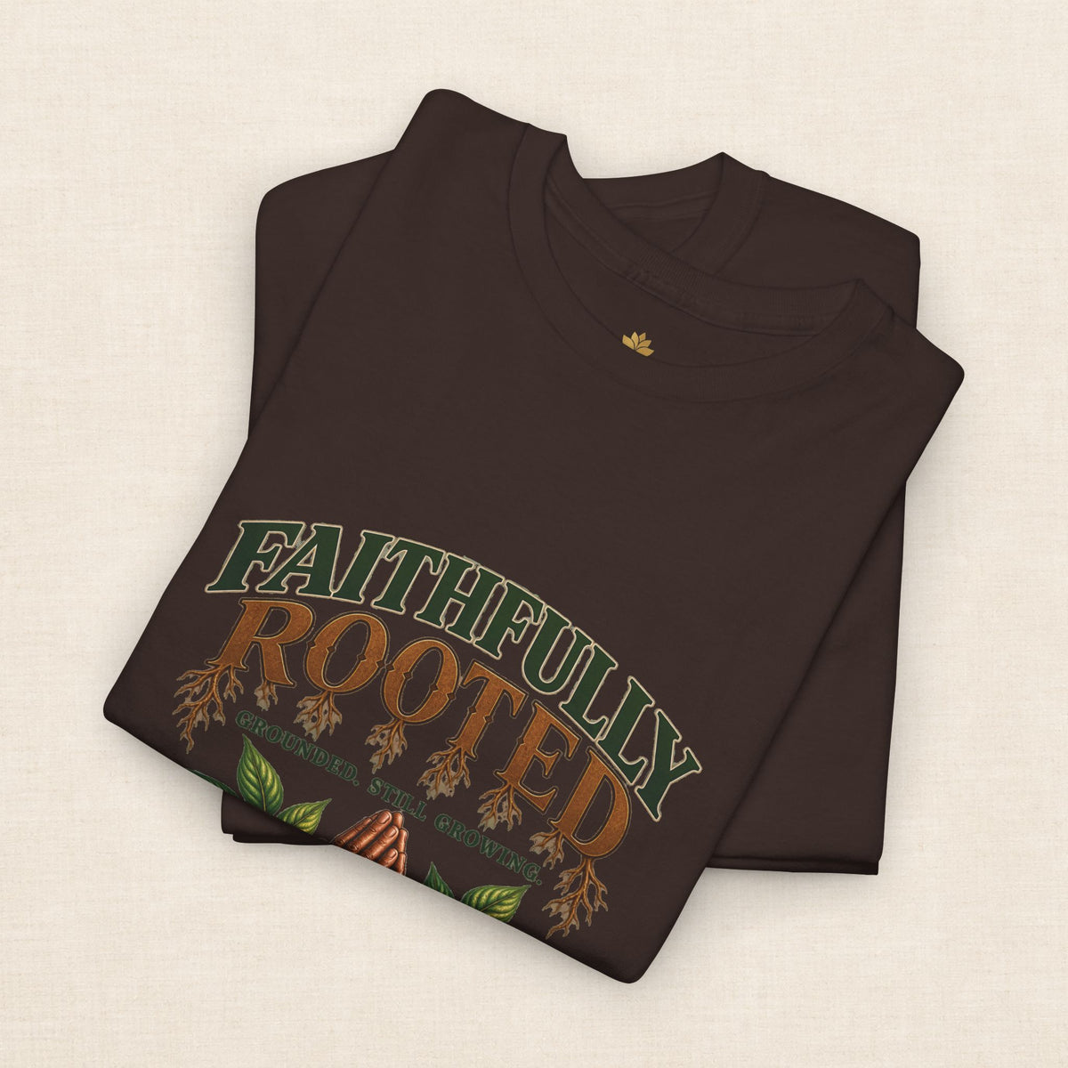Faithfully Rooted | Christian Faith Graphic T-Shirt